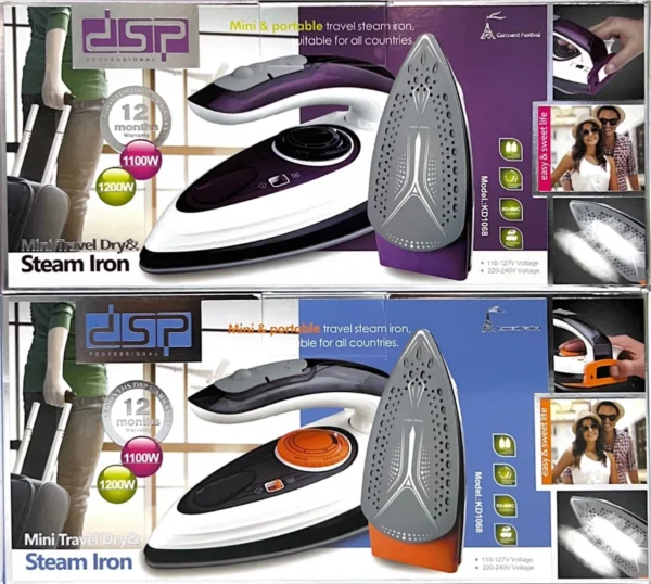 Mini travel steam iron DSP KD1068