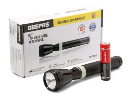 Geepas GFL51030 Rechargeable LED Flashlight
