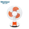 Weidasi WD-247 AC/DC Rechargeable Table Fan - 12 Inches