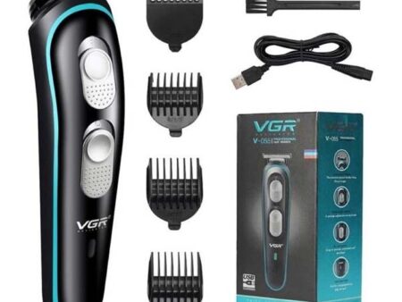 VGR V-055 Professional Rechargeable Cordless Electric Hair Clippers Trimmer